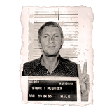 Steve McQueen Mugshot - The Bensin Clothing Company